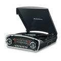Studebaker SB6057B Retro Turntable 3 Speed AM/FM Radio Bluetooth Receiver (Black) [TURNTABLES]