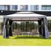 10X13 ft Outdoor Gazebos Clearance with Outside Mosquito Netting and Curtains for Patio Deck Backyard Garden