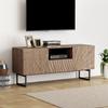 Oliver Wooden 65" Entertainment Centers TV Stand with Carving Design by HULALA HOME