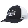 Men's '47 Black/White Chicago White Sox Spring Training Burgess Trucker Adjustable Hat