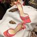 Kate Spade Shoes | Kate Spade Beautiful Pink Bow Heel | Color: Orange/Pink | Size: 7.5