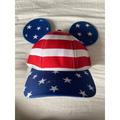 Disney Accessories | Disney Mikey Mouse Americana Hat With Ears | Color: Blue/Red | Size: Os