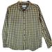 Columbia Shirts | Columbia Gray Green Checkered Long Sleeve Button Down Shirt Size Xl Mens | Color: Gray/Green | Size: Xl