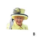 Queen Car Window Decal - Queen Elizabeth Car Sticker Funny Car Window Cling Ride Waterproof Queen Of England Car Stickers Personalized Car Decal Decoration U1D3