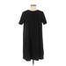 Zara Casual Dress - Shift: Black Solid Dresses - Women's Size Medium