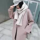 Manteau en laine Pure à manches longues pour femme nouvelle mode automne et hiver 2024 livraison