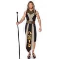 Costume d'Halloween du Pharaon Égyptien des Prairies pour Homme Cosplay des Rois Fantrenfor