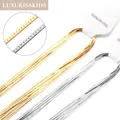 LUXUKISSKIDS-Plaqué or 18 carats pour femme plat épaisseur 1.7mm nouveau design vente en gros 5