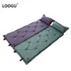 LOOGU-Matelas Gonflable Épais pour Tente de Randonnée d'Hiver Polymères 183x57x2.3cm Équipement