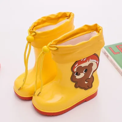 Bottes de pluie imperméables pour enfants chaussures de bébé bottes d'eau coordonnantes
