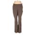 Lee Dress Pants - High Rise Boot Cut Boot Cut: Tan Bottoms - Women's Size 6