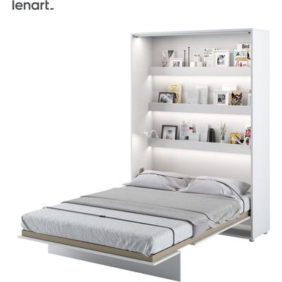 Lenart Schrankbett Wandbett BED CONCEPT 01 140x200 vertikal weiß matt Image