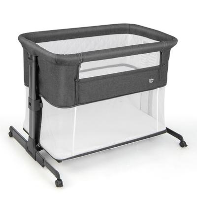 Costway 3-in-1 Foldable Baby Bedside Sleeper with ...