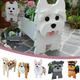 Dog Planter Plant Pot 11 Animal Flower Planter Pot for Garden Decoration Storage Container Dog Planters Handmade Planter for Garden Flower Cactus Office Home Decor Gift