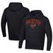 Men's Under Armour Black Rochester Red Wings All Day Fleece Pullover Hoodie