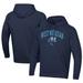 Men's Under Armour Navy West Michigan Whitecaps All Day Fleece Pullover Hoodie