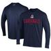 Men's Under Armour Navy Springfield Cardinals Performance Long Sleeve T-Shirt