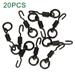 RANMEI 10/20/50/100pcs Spinner Swivels Ronnie Rigs Carp Fishing Quick Change Swivel