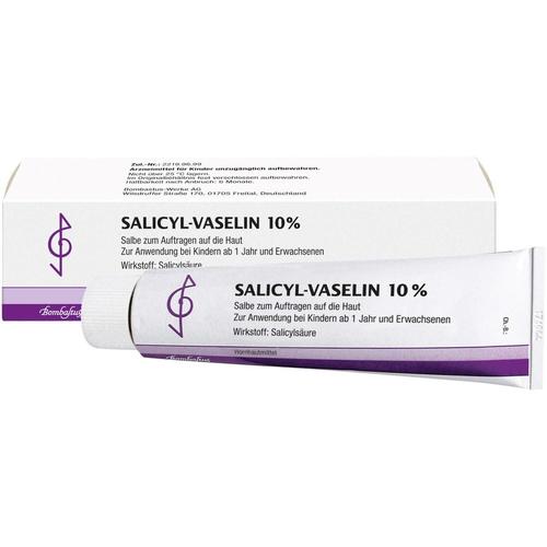 Bombastus SALICYL VASELIN 10% Salbe Hornhaut 0.1 l