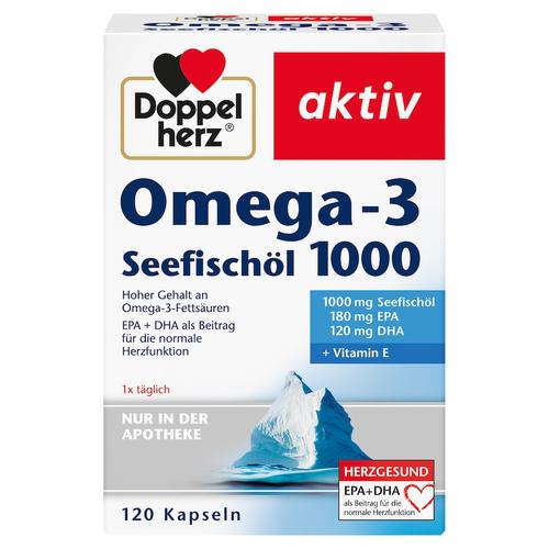 Doppelherz – Omega-3 Seefischöl 1000 Kapseln Mineralstoffe
