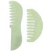 2Pcs Natural Jade Combs Professional Massage Combs Home Head Massagers Facial Massagers