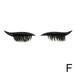 Lbaby 4 Pairs False Eyelashes Reusable Eyeliner Stickers Thick Fluffy Eyelashes Invisible Self-Adhesive Eye Line Strip Sticker Eye Makeup Tool K9B9