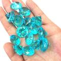 100PCS Faux Diamond Treasure Chest Pirate Acrylic 20MM Crystal Gems Filler Props Blue