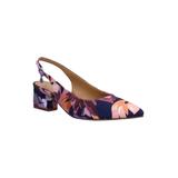 Women's Shayanne Slingback Pump by J. Renee in Purple Blue White (Size 6 M)