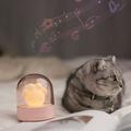 Christmas Savings! Dvkptbk Cat Claw Night Light for Kids Cat Paw Lamp with Music Box 3 Brightness L-evels USB Rechargeable for Friends Kids Lover Birthday Christmas Gifts