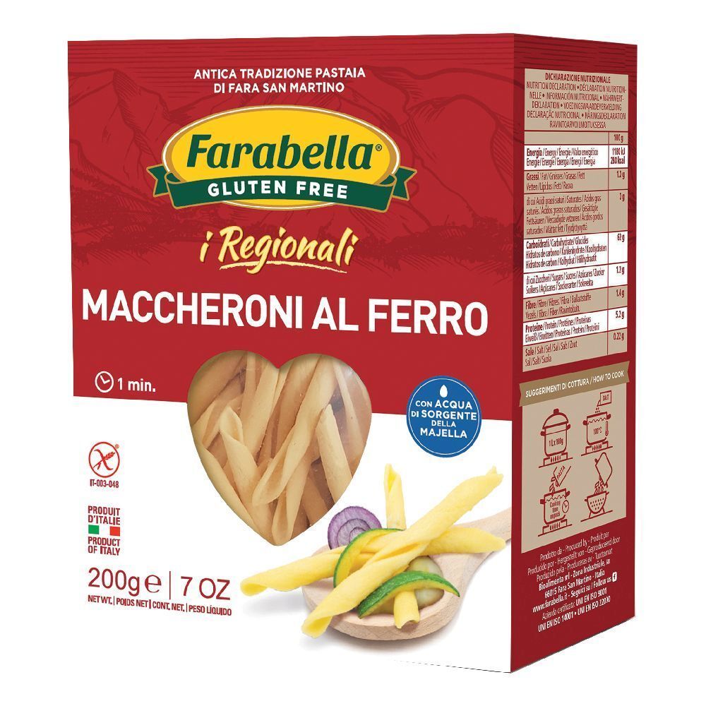 Farabella I Regionali Maccheroni Ferro Senza Glutine 200 g Altro