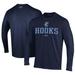 Men's Under Armour Navy Corpus Christi Hooks Performance Long Sleeve T-Shirt