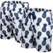 Men's Colosseum White Navy Midshipmen Pineapples Swim Shorts