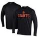 Men's Under Armour Black San Jose Giants Performance Long Sleeve T-Shirt