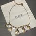 J. Crew Jewelry | J.Crew Two Tone Silver & Gold Art Deck Crystal Statement Necklace | Color: Gold/Silver | Size: Os