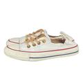 Converse Shoes | Converse Womens Ct All Star Shoreline 551621f White Casual Shoes Sneakers Sz 6 | Color: Red/Silver | Size: 6