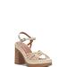 Lucky Brand Ismene Platform Heel - Women's Accessories Shoes High Heels in Buff, Size 8.5