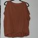 Lululemon Athletica Tops | Cold Shoulder Top | Color: Brown/Orange | Size: M