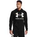 Kapuzensweatshirt UNDER ARMOUR "UA RIVAL FLEECE BIG LOGO HD" Gr. S, schwarz Herren Sweatshirts Hoodies