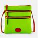 Dooney & Bourke Bags | Dooney And Bourke Triple Zip Crossbody Small Neck Bag | Color: Green | Size: Small Cross Body