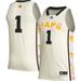 Men's adidas #1 Khaki Arkansas Pine Bluff Golden Lions Honoring Black Excellence Basketball Jersey