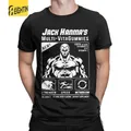 T-Shirt à Manches Courtes en Pur Coton pour Homme Vêtement à Col Ras du Cou Style Baki Jack