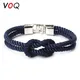VOQ-Bracelet à cordes avec nœud pour couple haute qualité bijoux cadeaux de fête vente en gros