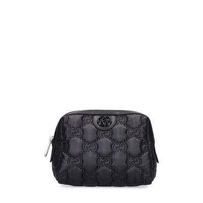 Cosmogonie Marmont Leather Makeup Bag - Black - Gucci Makeup Bags