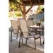 Seagrove II 7-piece Sunbrella Patio Dining Set with 85-inch Rectangular Table - Sled Chairs