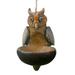 MPWEGNP Garden Owl Garden Feeder Bird Owl Decorations Feeder Pastorals Decorative Bird Resin Bird Feeders Hummingbird Feeder Stoppers for Bottles Wild Feeders Stand