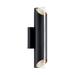 Kichler Astalis 21" High Gold and Black Modern LED Outdoor Wall Light