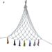 Large Capacity Bathroom Corner Triangle Hand-woven Cotton Rope Toy Storage Bag Hanging Storage Organizer Corner Net Hammocks Hammocks Net Bag 8