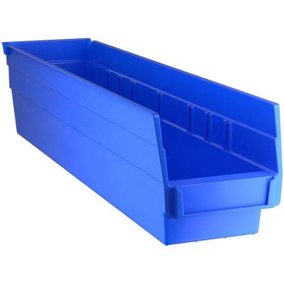 Regency Blue Shelf Bin, 17 7/8" x 4 1/8" x 4"