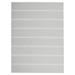 Suzanne Kasler Striped Indoor/Outdoor Rug - Silver, 2'6" x 5' - Ballard Designs Silver 2'6" x 5' - Ballard Designs