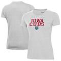 Women's Under Armour Gray Iowa Cubs Performance T-Shirt